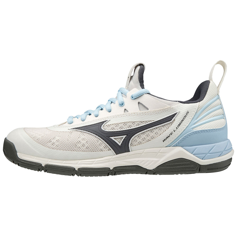 Scarpe Pallavolo Mizuno Wave Luminous Donna - Bianche/Grigie - 26975-MYZT